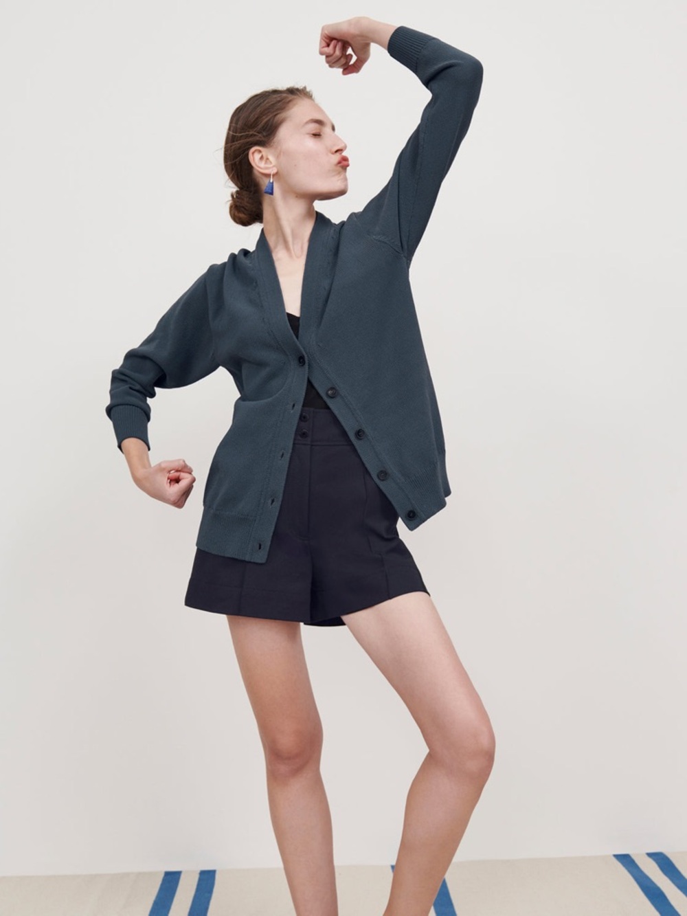 M.M. Lafleur The Cookie Cardigan - Sleek Cotton